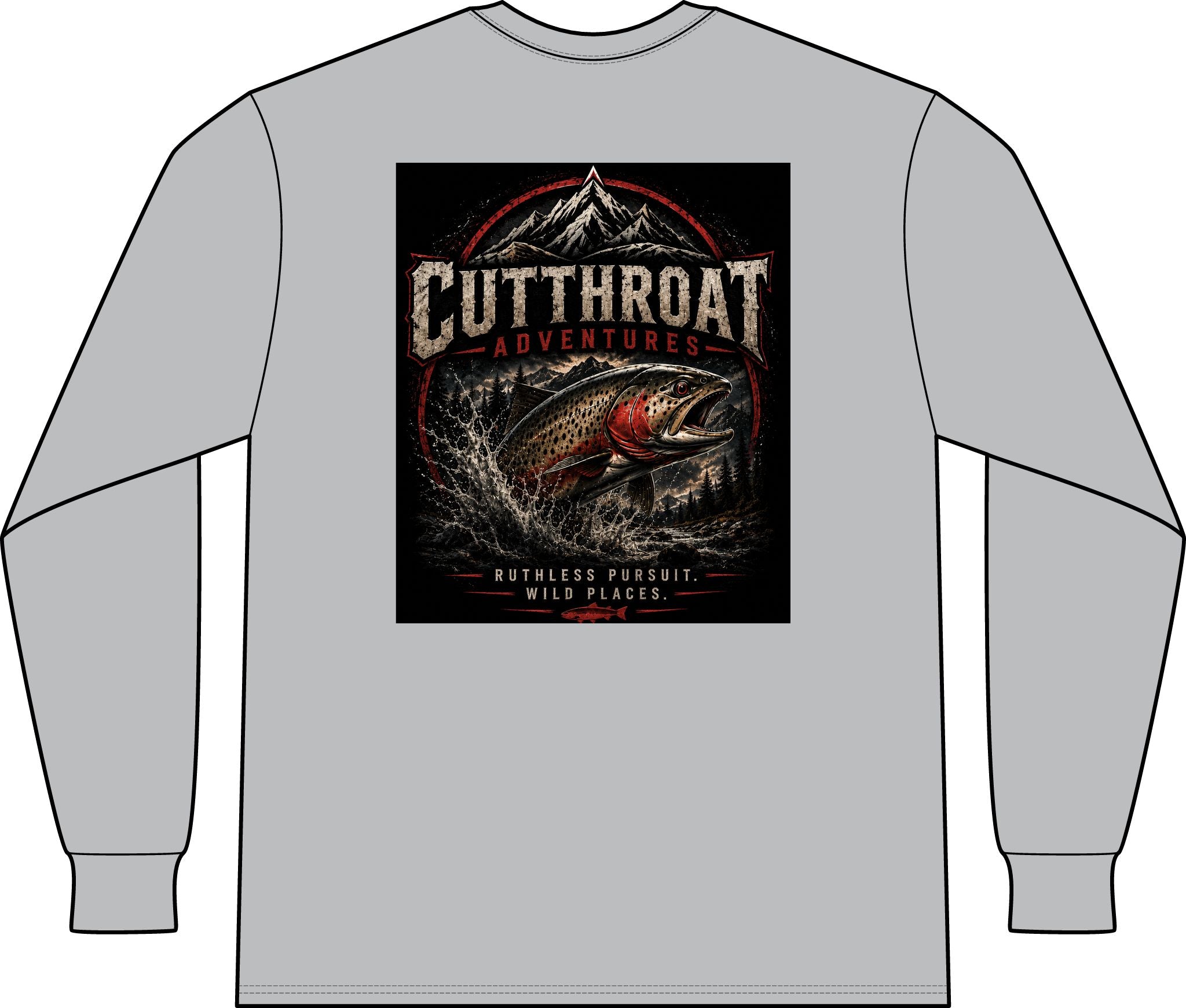 Cutthroat Adventures Long-Sleeve Pocket Tee