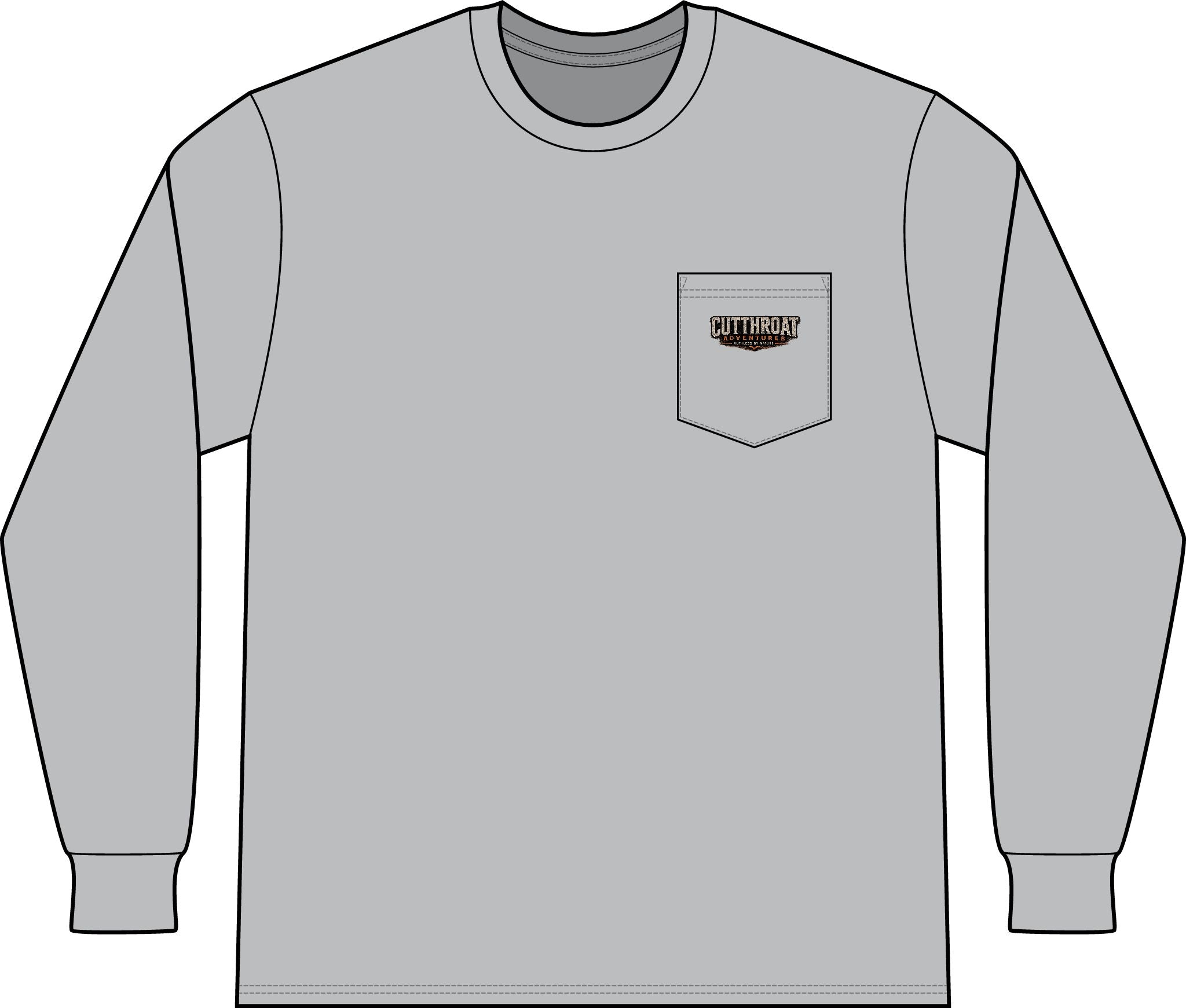 Cutthroat Adventures Long-Sleeve Pocket Tee