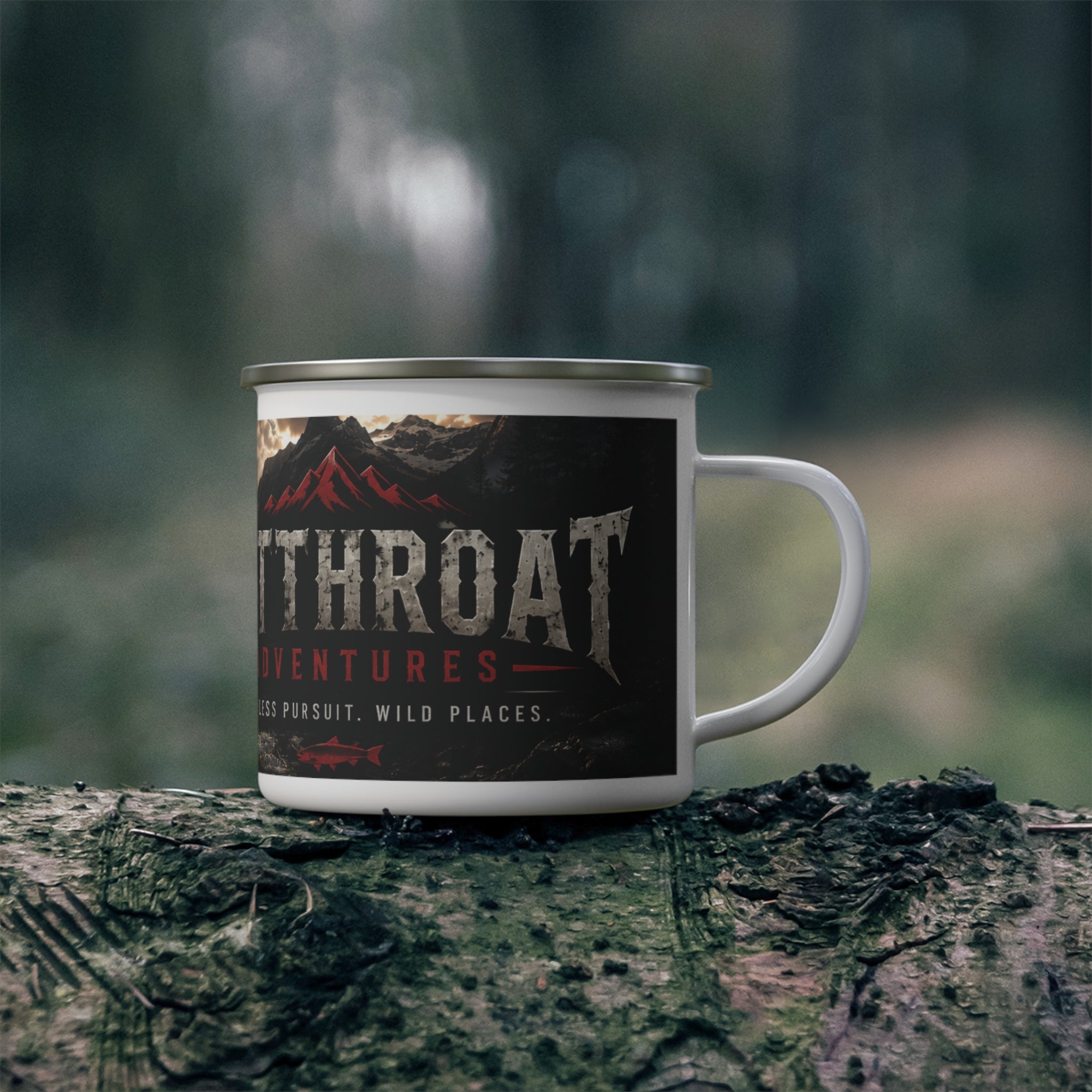 Cutthroat Adventures Enamel Camping Mug