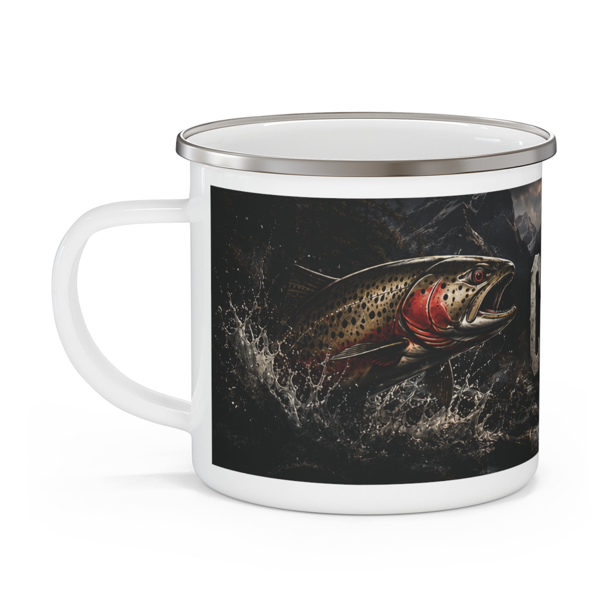 Cutthroat Adventures Enamel Camping Mug