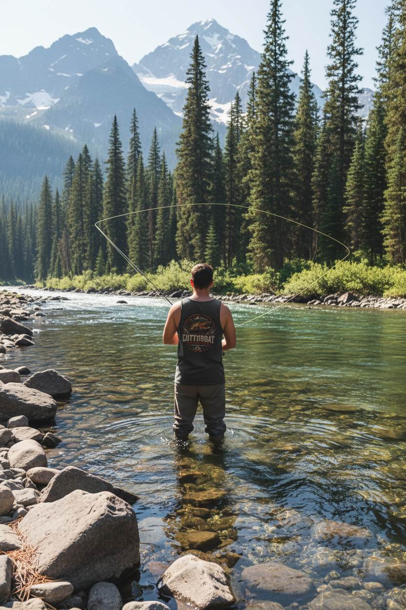 Cutthroat Adventures Fishing Tank Top