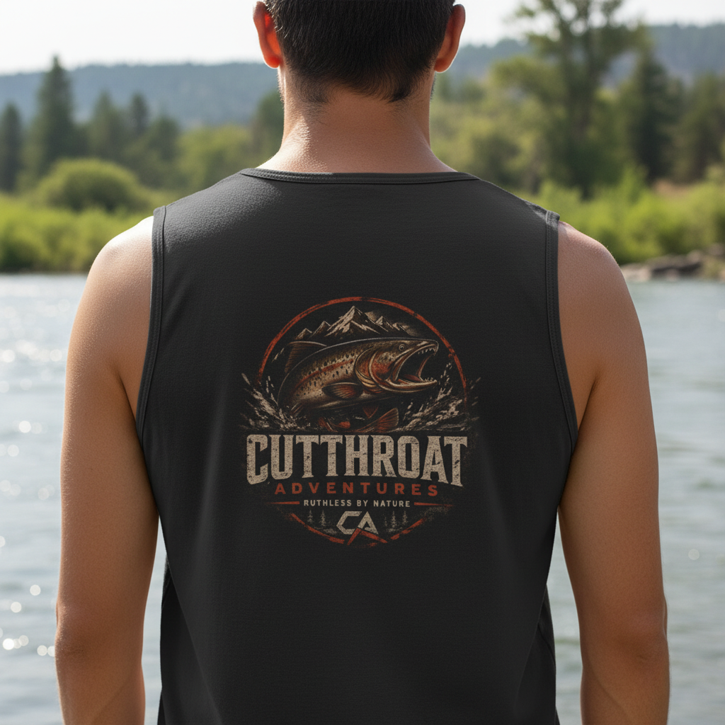 Cutthroat Adventures Fishing Tank Top