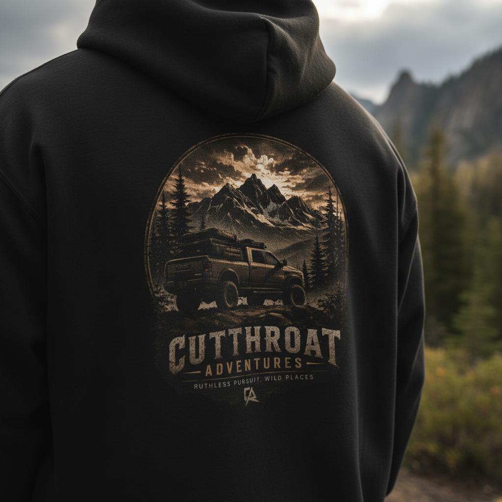 Trail-Ready Graphic Hoodie | Cutthroat Adventures